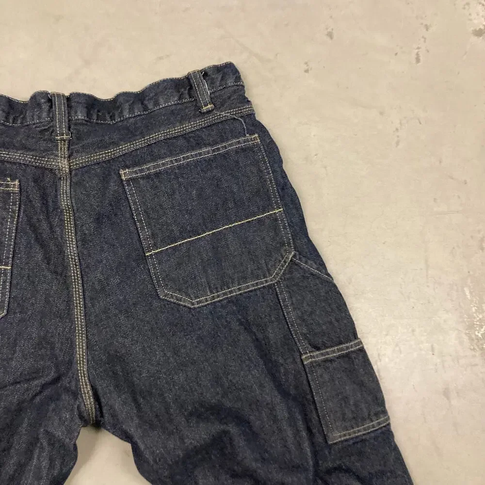 baggy thermal lined faded glory carpenter cargo jeans 36x30